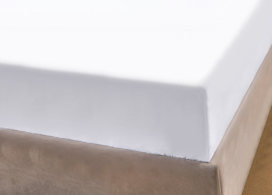 Microfiber Fitted Bedsheet White - Single