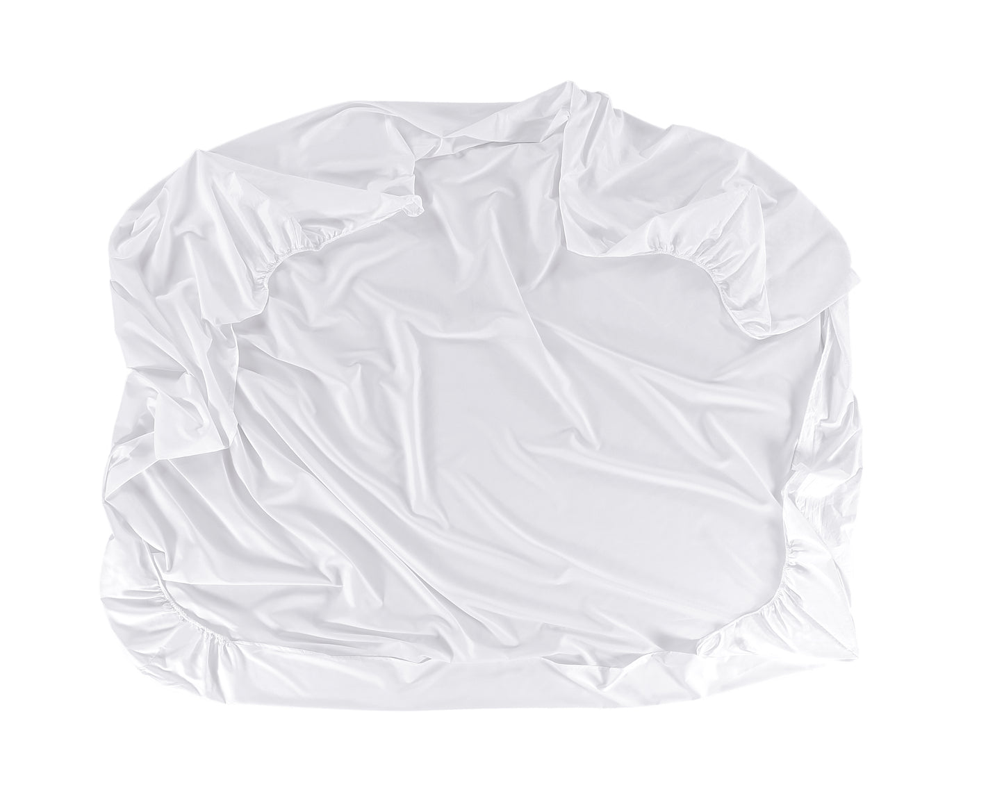 Microfiber Fitted Bedsheet White - Double