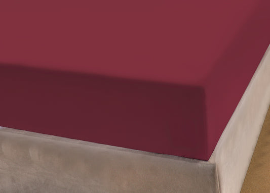Microfiber Fitted Bedsheet Maroon - Single