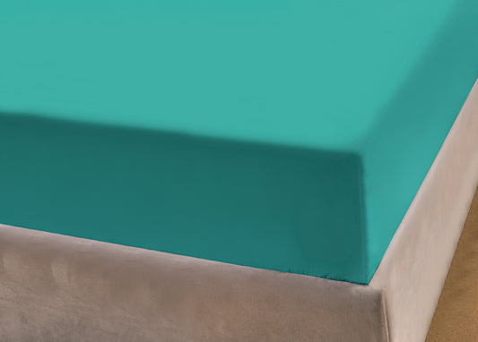 Microfiber Fitted Bedsheet Teal - Single