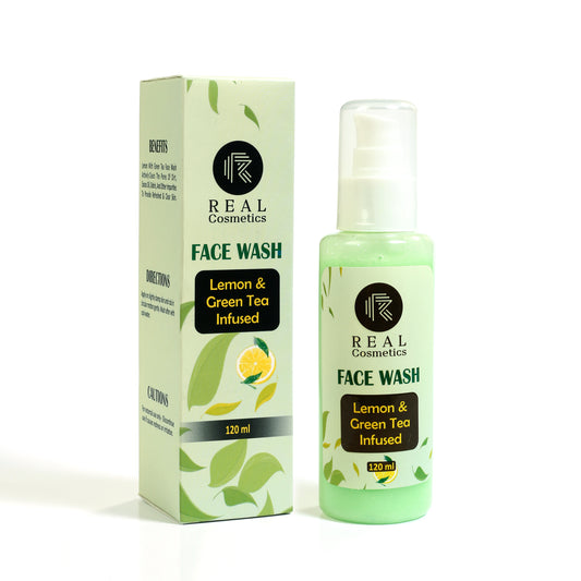 FACE WASH with Lemon & Green Tea - 120 ml