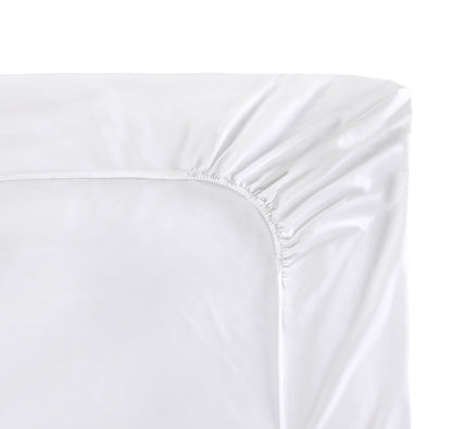 Microfiber Fitted Bedsheet White - Double