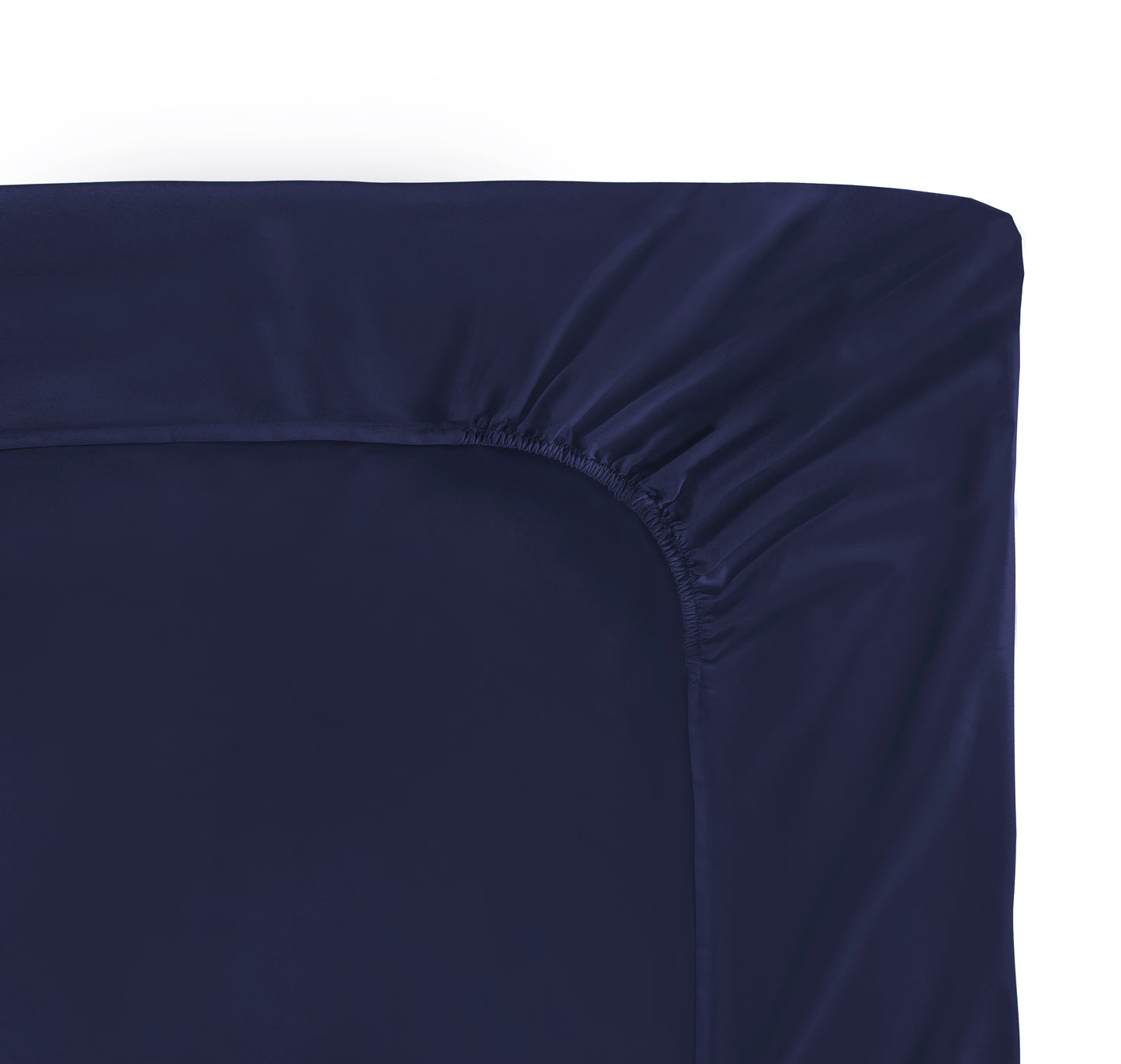 Microfiber Fitted Bedsheet Navy - Double