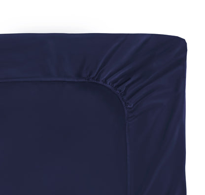 Microfiber Fitted Bedsheet Navy - Double