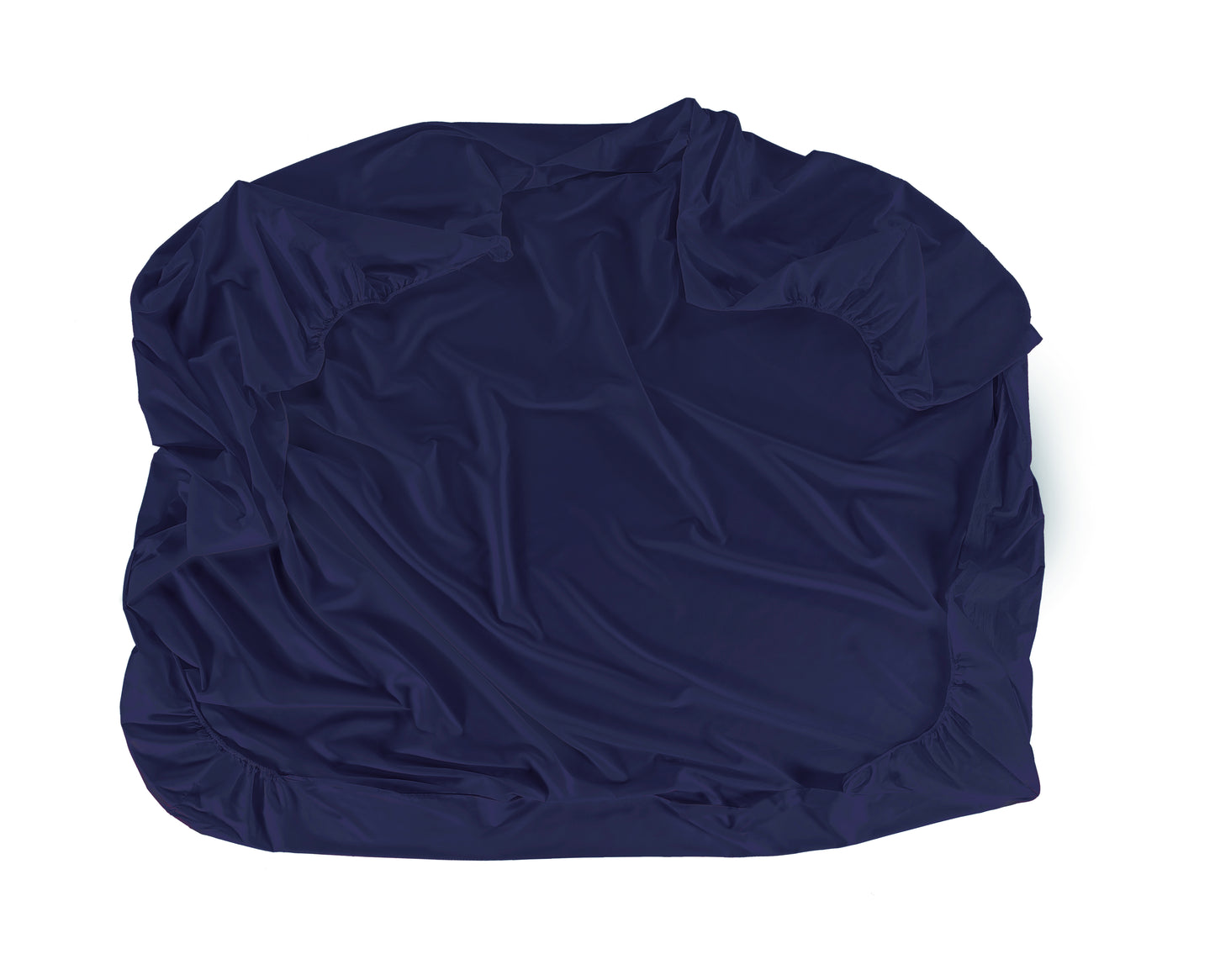 Microfiber Fitted Bedsheet Navy - Double