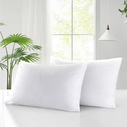 Microfiber Pillowcase White - Pack of 2