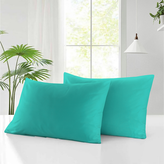 Microfiber Pillowcase  Teal - Pack of 2