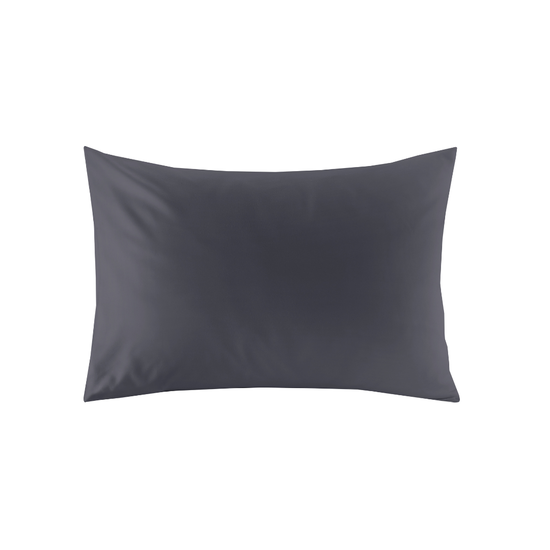 Microfiber Pillowcase Grey - Pack of 2